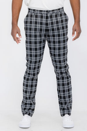 - Plaid Trouser Pants for Men - mens pants at TFC&H Co.