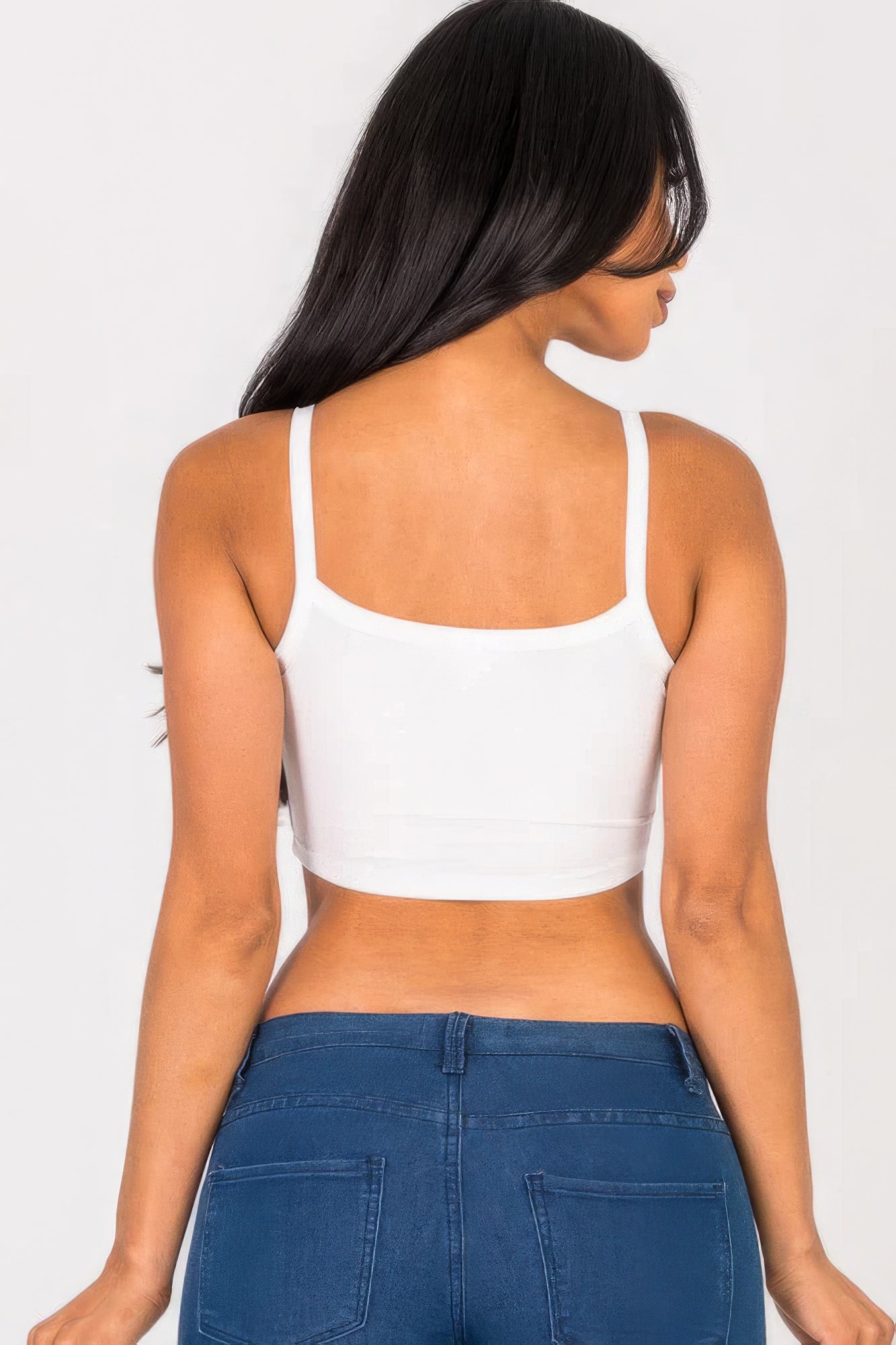 - Ribbed Knit Cami Crop Top - womens crop top at TFC&H Co.