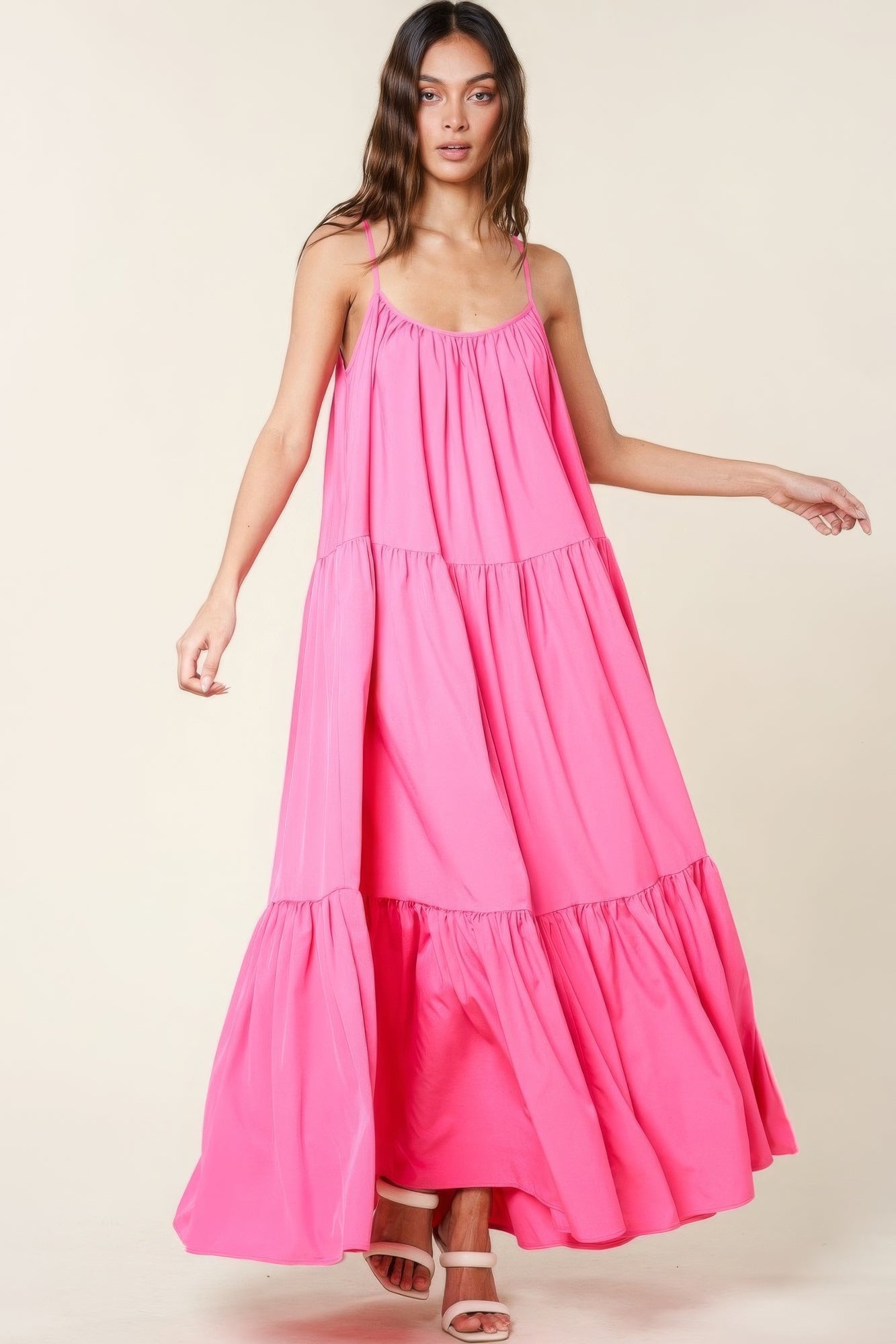 - Maxi Sun Dress With Pockets - womens dress at TFC&H Co.