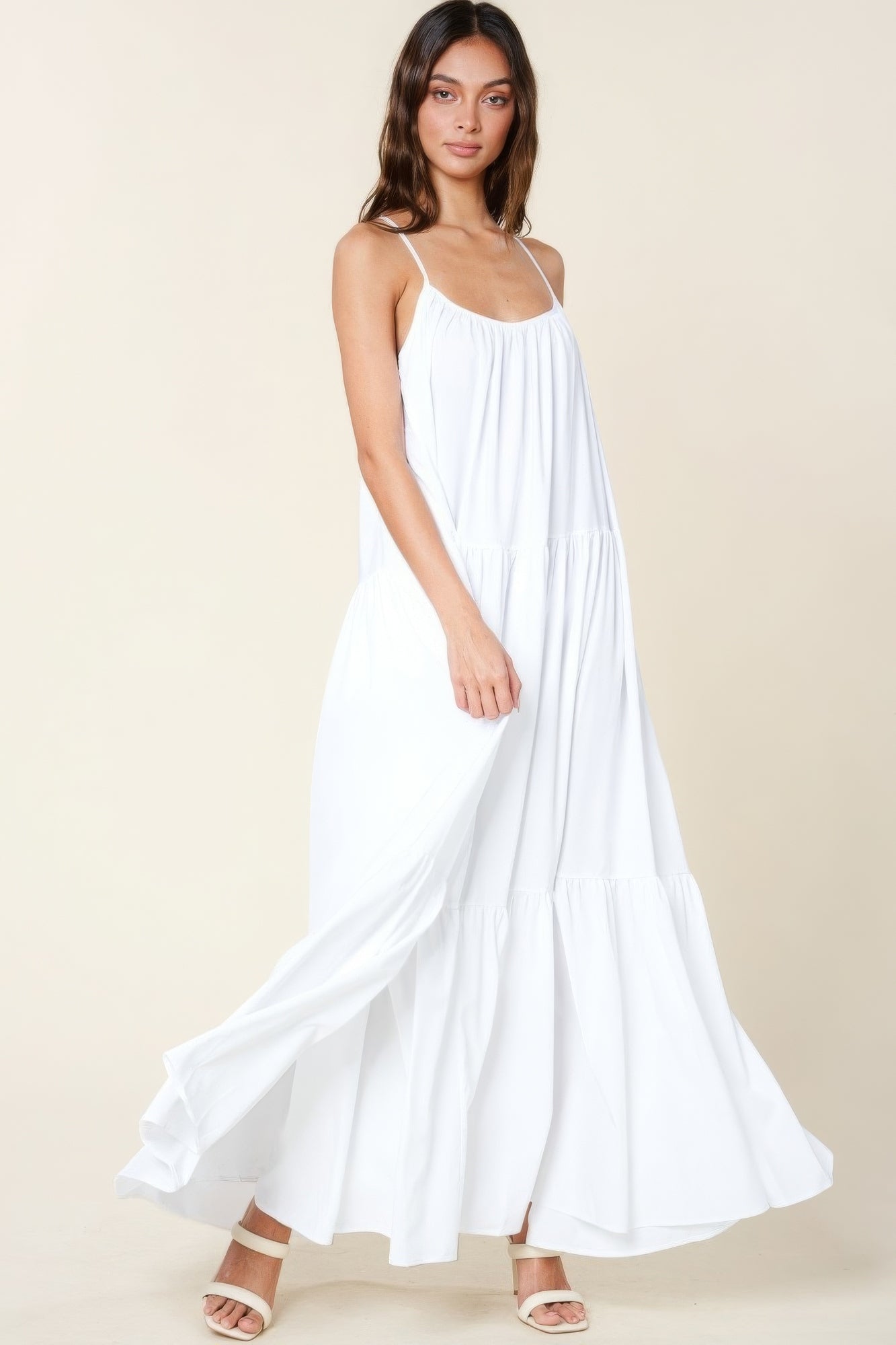 - Maxi Sun Dress With Pockets - womens dress at TFC&H Co.