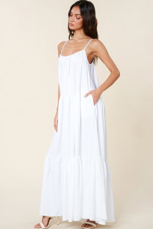 - Maxi Sun Dress With Pockets - womens dress at TFC&H Co.