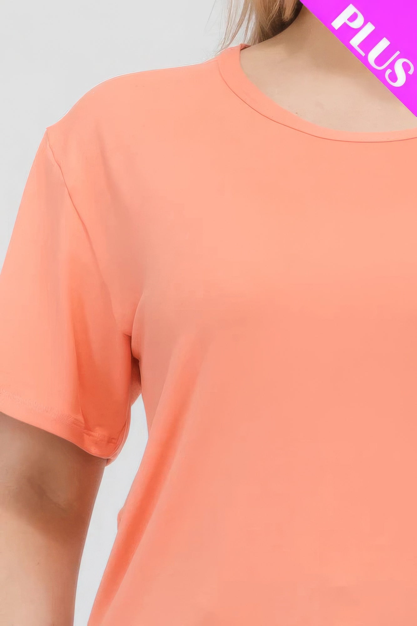 - Plus Size Basic Short Sleeve T-shirt - womens t-shirt at TFC&H Co.