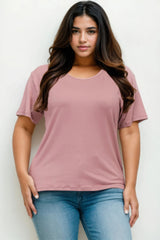 Nostalgia Rose - Plus Size Basic Short Sleeve T-shirt - womens t-shirt at TFC&H Co.