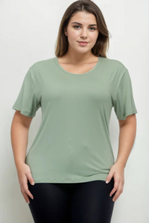 Green Bay - Plus Size Basic Short Sleeve T-shirt - womens t-shirt at TFC&H Co.