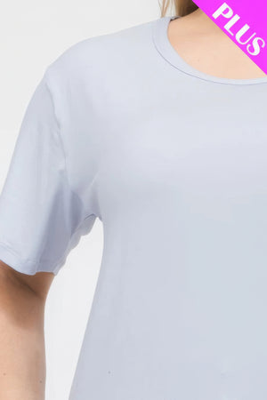 - Plus Size Basic Short Sleeve T-shirt - womens t-shirt at TFC&H Co.