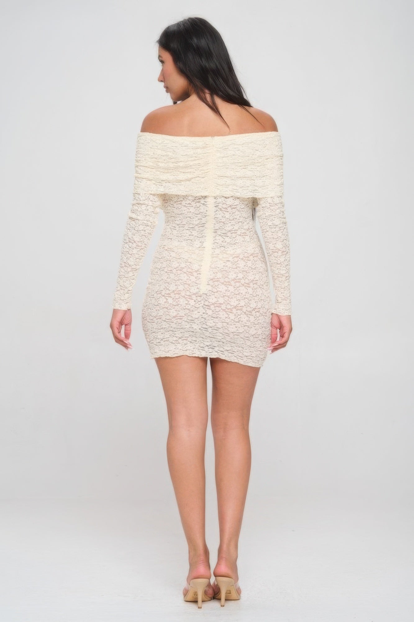 - Off Shoulder Lace Dress - womens dress at TFC&H Co.