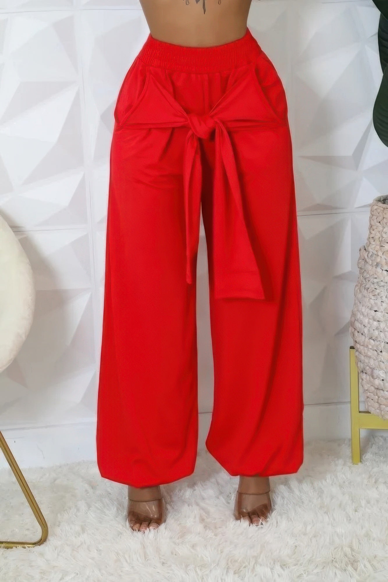 - High-waisted Stretch Pants - womens pants at TFC&H Co.