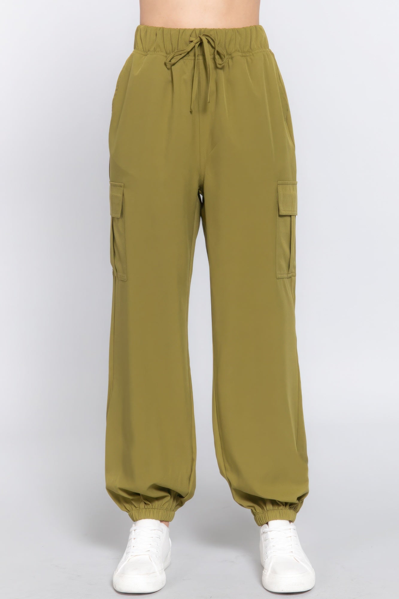 - Light Weight Stretch Woven Cargo Jogger Pants - womens joggers at TFC&H Co.