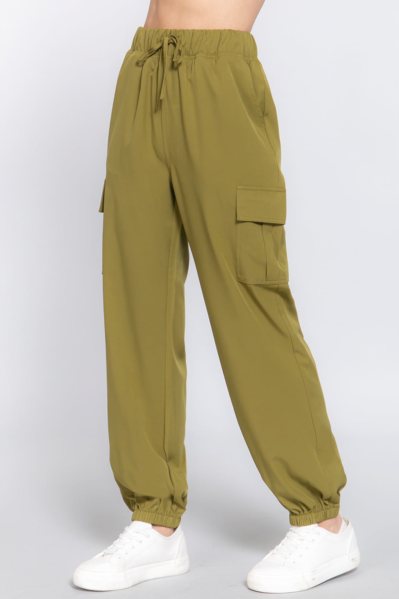 - Light Weight Stretch Woven Cargo Jogger Pants - womens joggers at TFC&H Co.