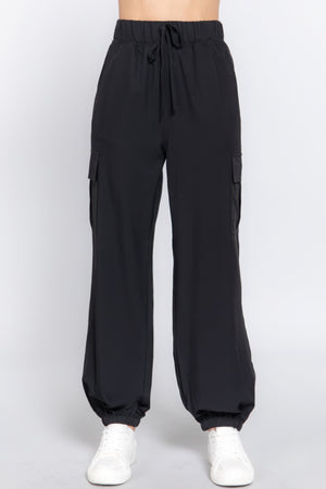 - Light Weight Stretch Woven Cargo Jogger Pants - womens joggers at TFC&H Co.