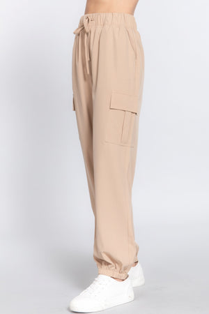 - Light Weight Stretch Woven Cargo Jogger Pants - womens joggers at TFC&H Co.