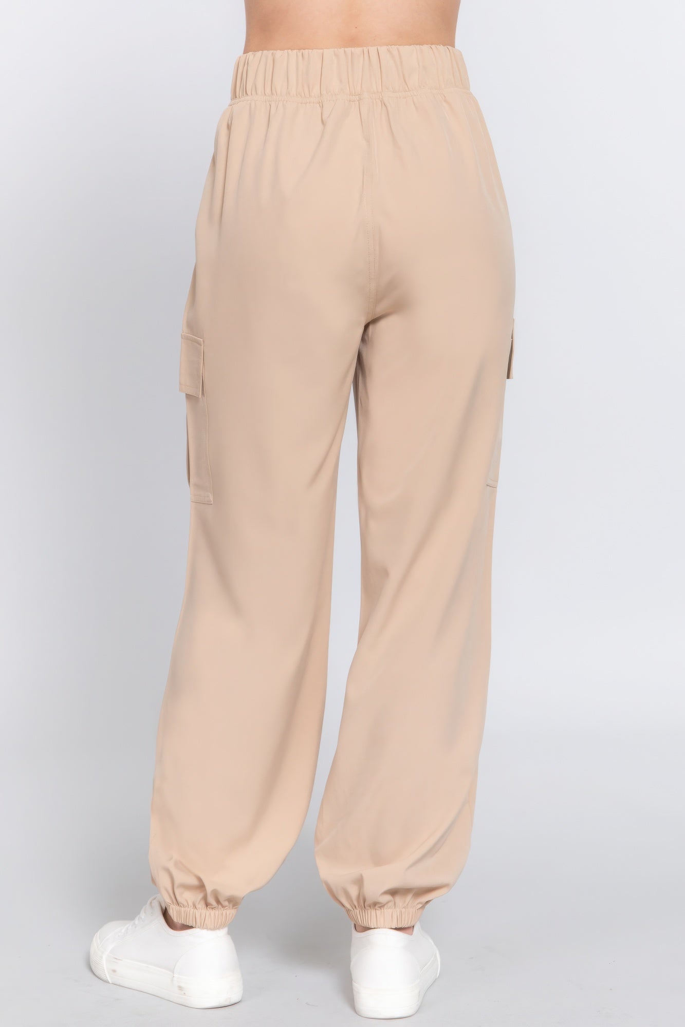 - Light Weight Stretch Woven Cargo Jogger Pants - womens joggers at TFC&H Co.