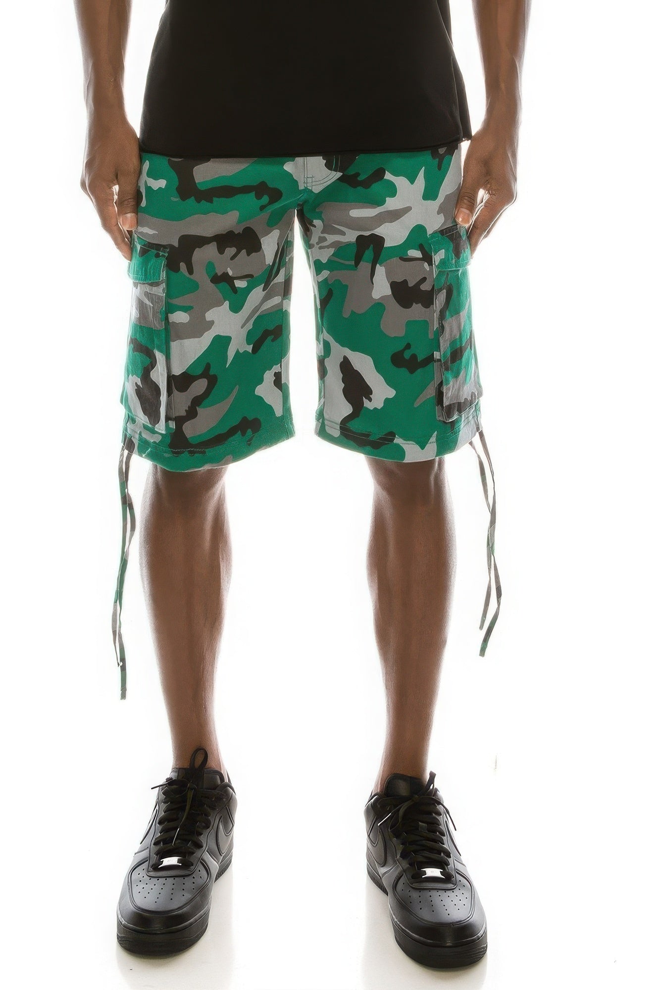 - Men's Camo Belted Cargo Shorts - mens shorts at TFC&H Co.