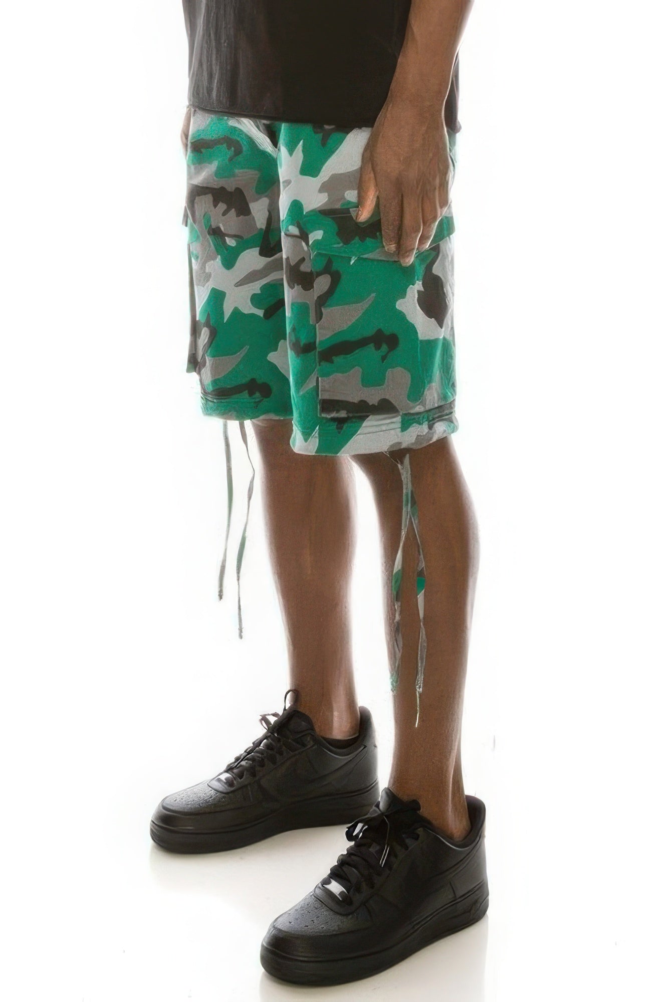 - Men's Camo Belted Cargo Shorts - mens shorts at TFC&H Co.