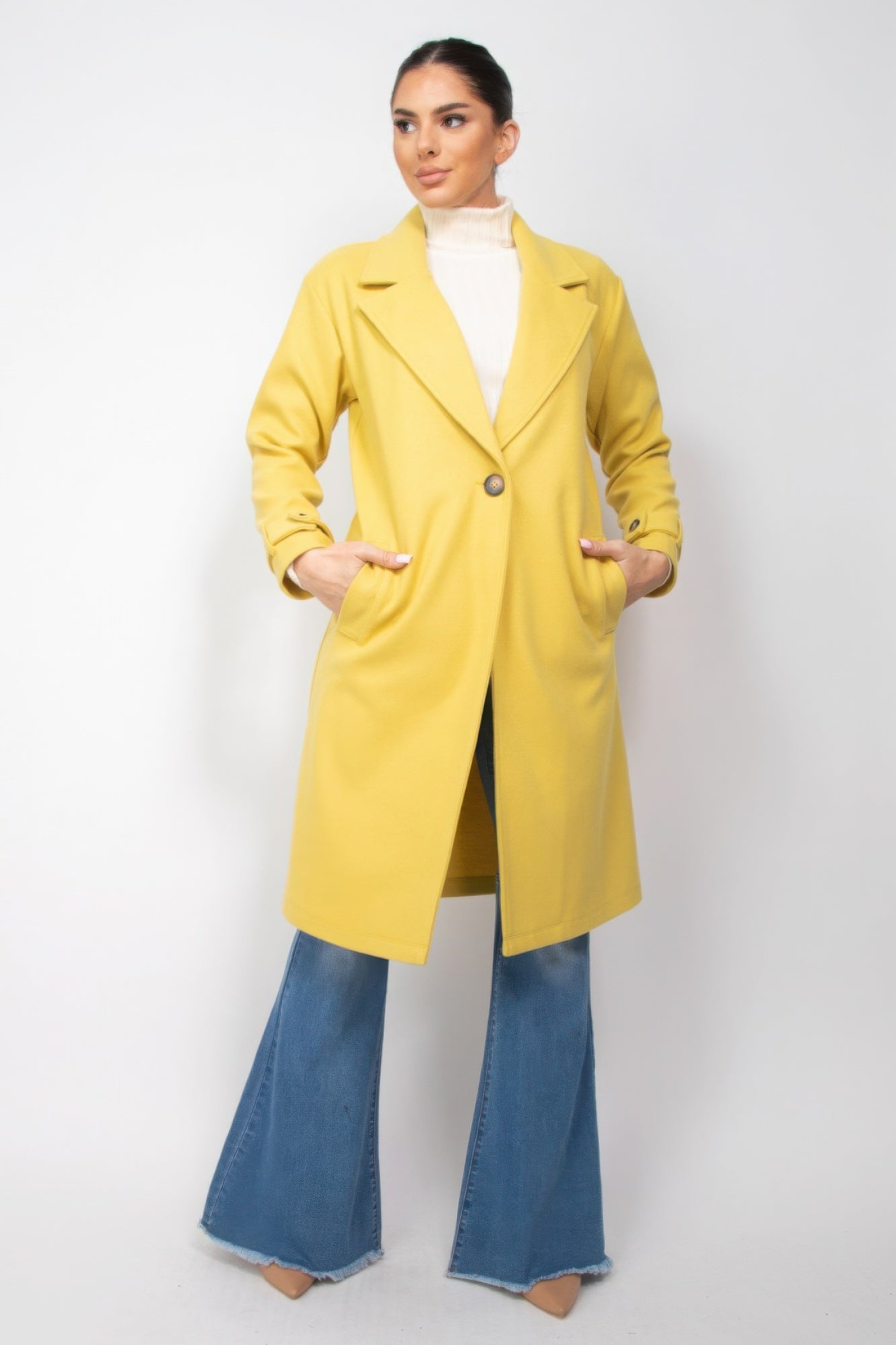 - Collar pocketed coat - womens coat at TFC&H Co.