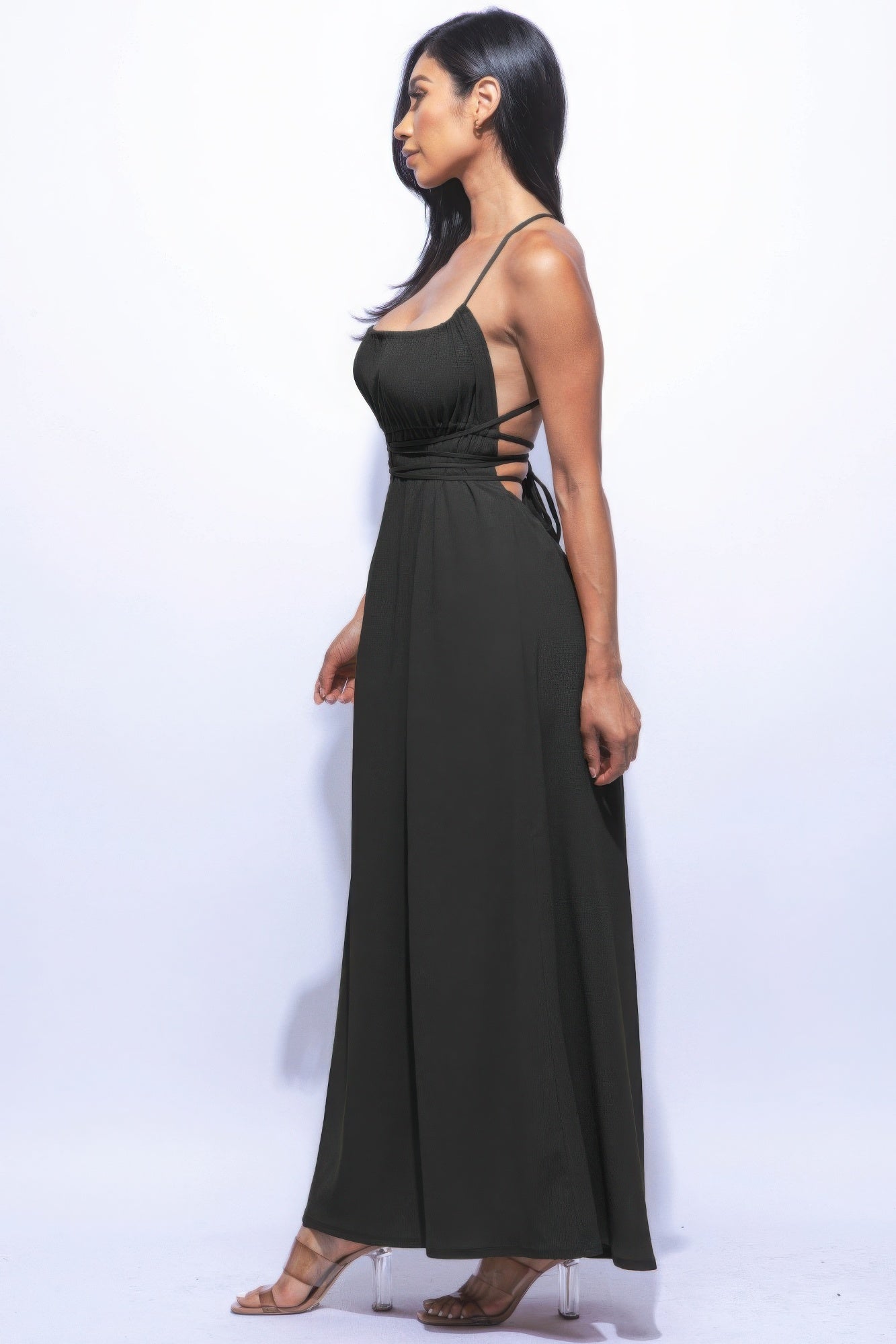 - Side Slit Maxi Dress - womens dress at TFC&H Co.