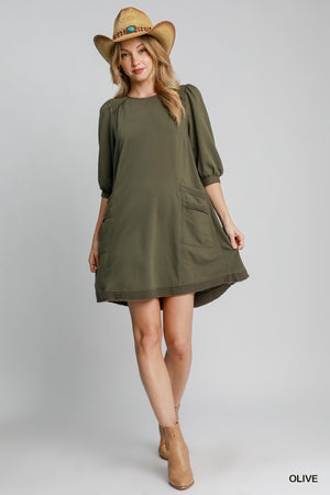 - French Terry Mini Dress - womens dress at TFC&H Co.