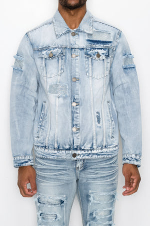 - Diamond Denim Jacket - mens denim jacket at TFC&H Co.