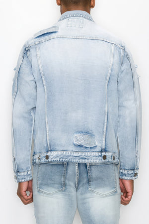 - Diamond Denim Jacket - mens denim jacket at TFC&H Co.