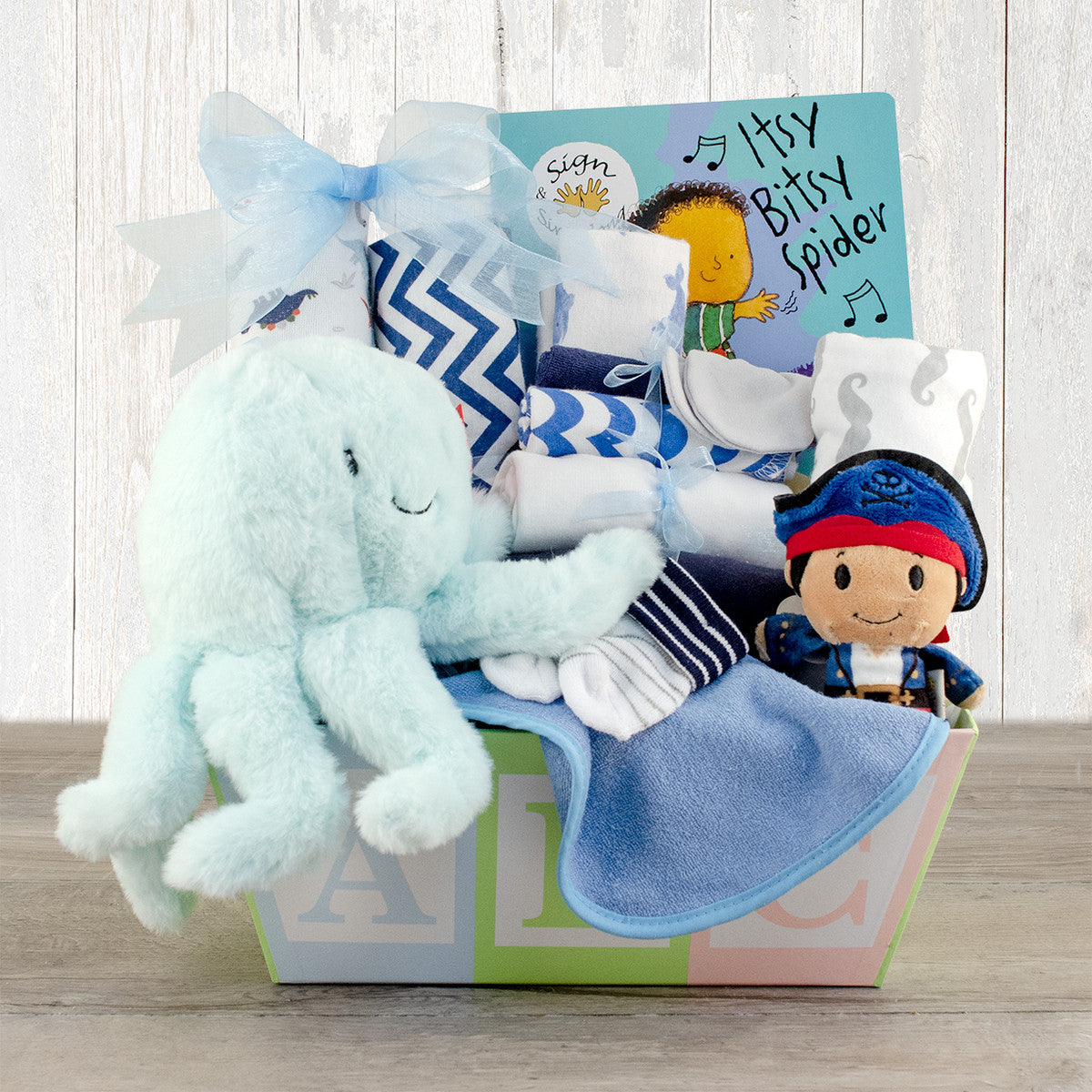 - Baby ABC's: Baby Boy Gift Basket - Gift basket at TFC&H Co.