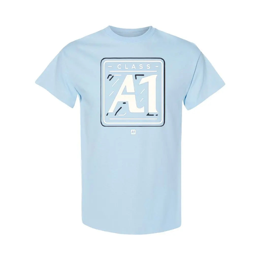 Light Blue - ClassA1 Heavy Cotton T-Shirt - t-shirt at TFC&H Co.