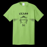Mens T-Shirt Lime - ClassA1 Shield Men's T-Shirt - mens t-shirt at TFC&H Co.