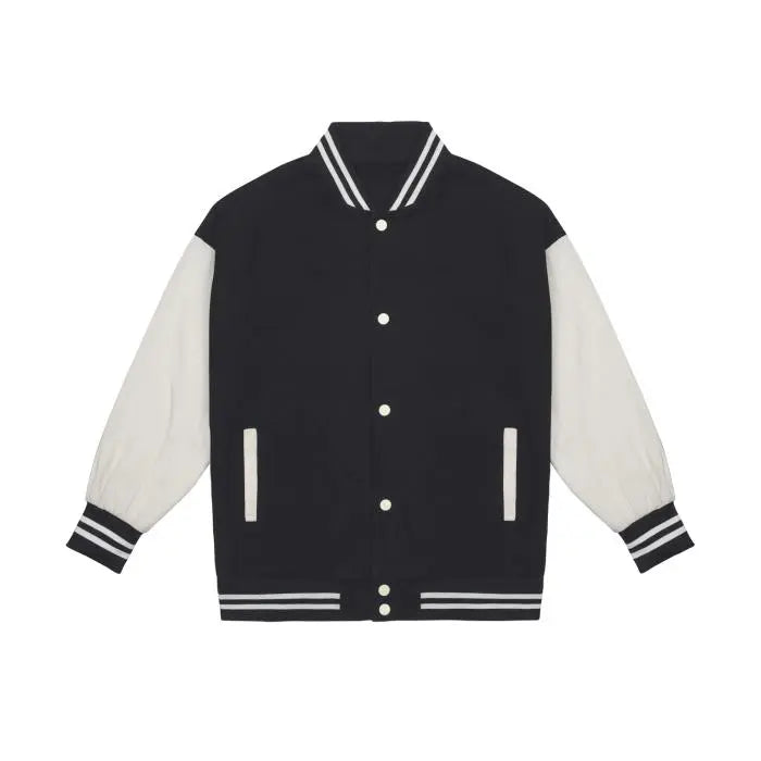 ClassA1 Streetwear Unisex Colorblock Denim Bomber Jacket - Denim Jackets at TFC&H Co.