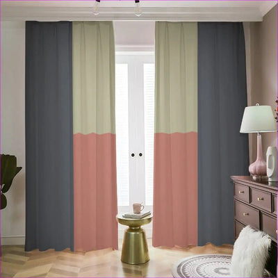 multi-colored Eclectic 2 Blackout Curtains | 265(gsm) - blackout curtains at TFC&H Co.