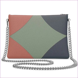 - Eclectic Luxury Leather Crossbody Bag With Chain - Crossbody Bag With Chain at TFC&H Co.