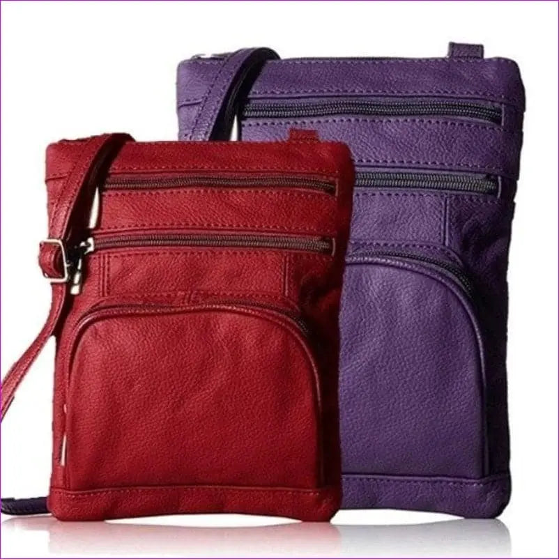 Genuine Leather Crossbody Bag - Ships from The US - Women's crossbody bag at TFC&H Co.
