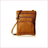 Pewter Plus - Genuine Leather Crossbody Bag - Ships from The US - Womens crossbody bag at TFC&H Co.
