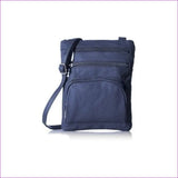 Navy Plus - Genuine Leather Crossbody Bag - Ships from The US - Womens crossbody bag at TFC&H Co.