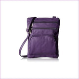 Purple Plus - Genuine Leather Crossbody Bag - Ships from The US - Womens crossbody bag at TFC&H Co.