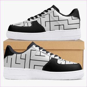 - Labyrinth Low-Top Leather Sports Sneakers - unisex shoe at TFC&H Co.