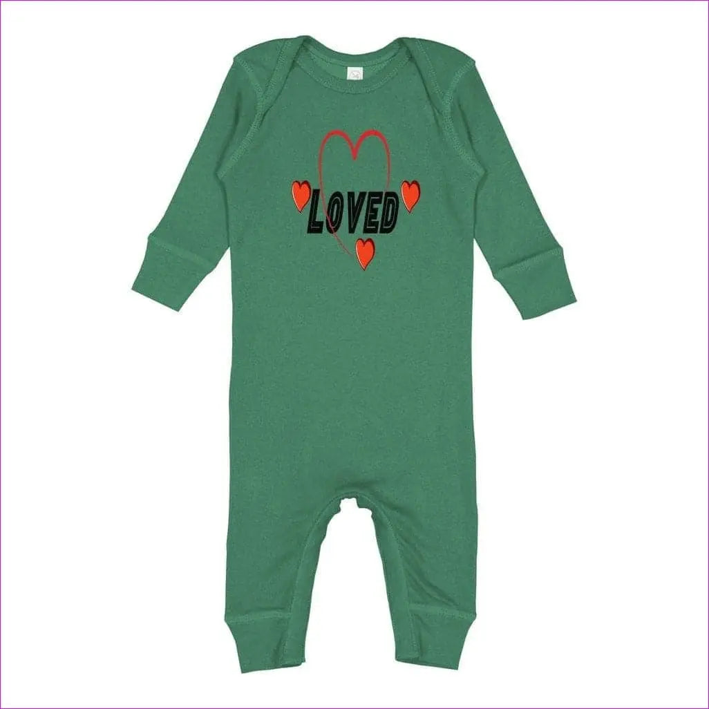 Kelly - Loved Infant Long Legged Baby Rib Organic Bodysuit - infant jumpsuit at TFC&H Co.