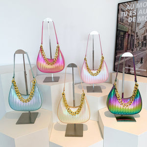 - Women's Fashion Colorful Shiny Shoulder Bag - handbag at TFC&H Co.