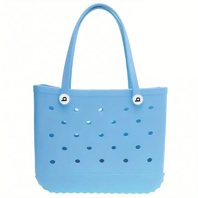 Sky blue 36*30*12cm - EVA Bogg Beach Bag Basket Handbag - handbag at TFC&H Co.