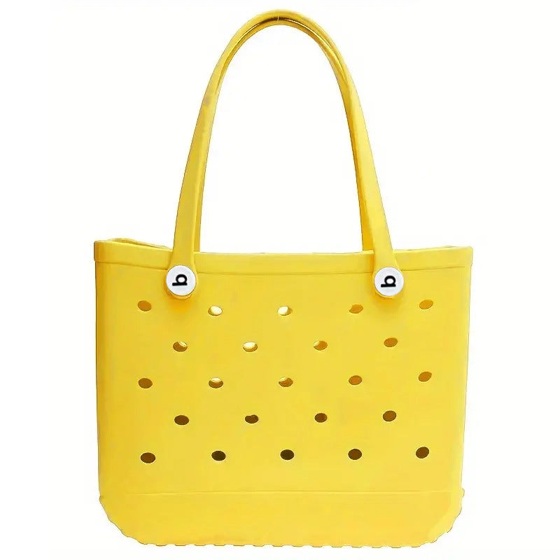 yellow 36*30*12cm - EVA Bogg Beach Bag Basket Handbag - handbag at TFC&H Co.