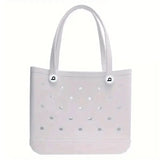 White 36*30*12cm - EVA Bogg Beach Bag Basket Handbag - handbag at TFC&H Co.
