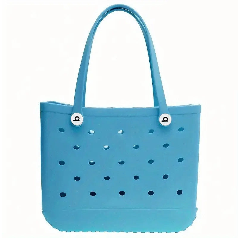 Lake Blue 36*30*12cm - EVA Bogg Beach Bag Basket Handbag - handbag at TFC&H Co.