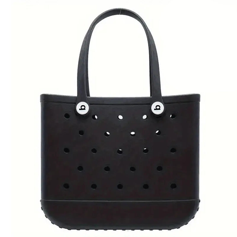 black 36*30*12cm - EVA Bogg Beach Bag Basket Handbag - handbag at TFC&H Co.