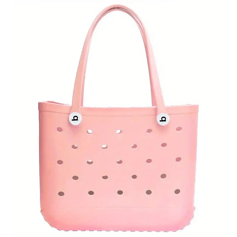 Pink 36*30*12cm - EVA Bogg Beach Bag Basket Handbag - handbag at TFC&H Co.