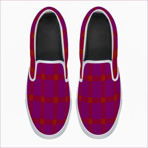 - Perfusion Plaid Slip-on Shoes - womens shoe at TFC&H Co.