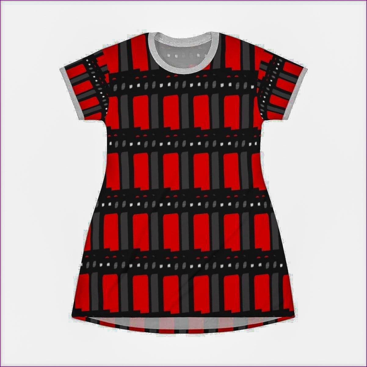 Edgy T-shirt Dress- Ships from The US - women's t-shirt dress at TFC&H Co.