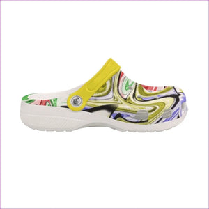 multi-colored Picasso Womens Classic Clogs - women's clogs at TFC&H Co.