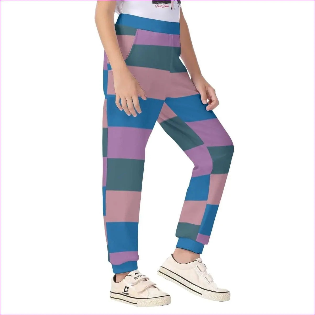 multi-colored - Striped Kids Kids Guard Trousers - kids pants at TFC&H Co.