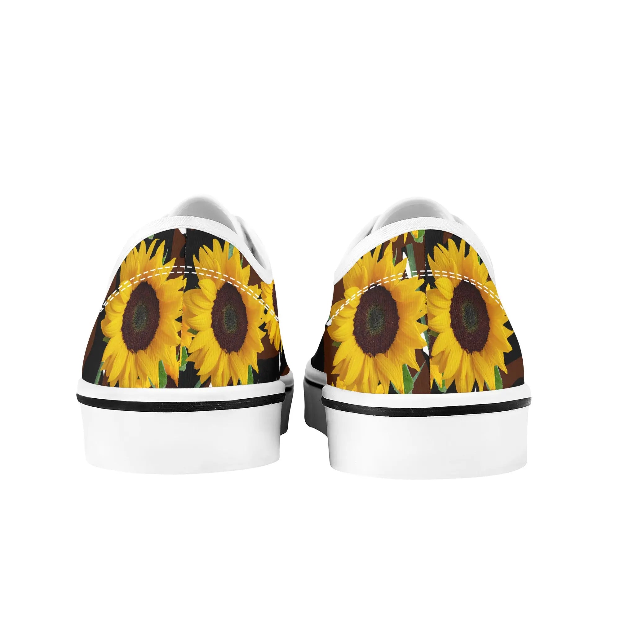 - Sunflower Wild Skate Shoes- White - womens canvas shoes at TFC&H Co.