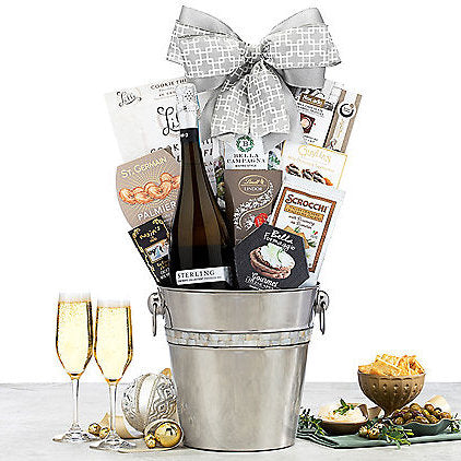 Sterling Vintner's Prosecco: Premium Sparkling Wine Basket - Gift basket at TFC&H Co.