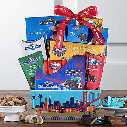 - Ghirardelli Lover: Premium Chocolate Basket - Gift basket at TFC&H Co.