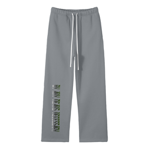Gray - By Any Means Necessary - B.A.M.N Streetwear Unisex Solid Color Fleece Straight Leg Jogging Pants - unisex joggers at TFC&H Co.